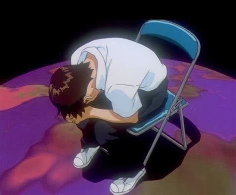 shinji chair pose.
